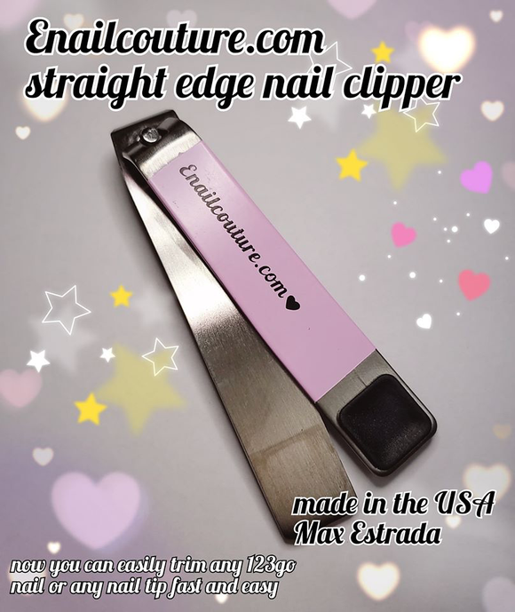 Straight edge nail clipper