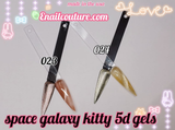 Space Galaxy Kitty Gels! (NEW!! 5D Cat Eye Gel Polishes)
