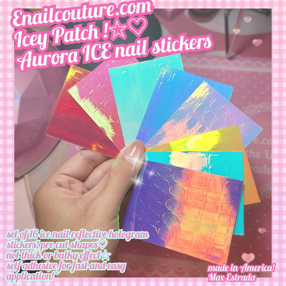 Aurora Ice Nail Stickers - Icey Patch